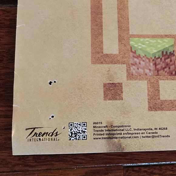 Minecraft Computronic Entertainment Computer Video Game Poster 22x34 Jinx Mojang - Picture 5 of 8